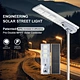 solar-powered street lamps